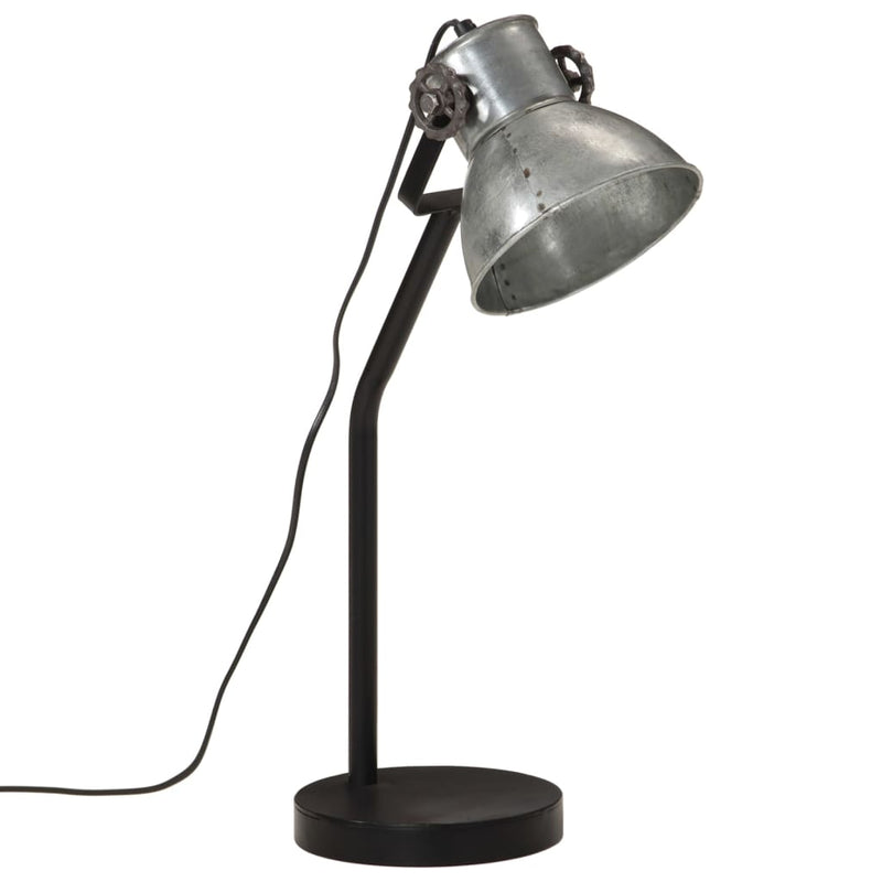 Load image into Gallery viewer, Vidaxl bureaulamp 25 w e27 17x17x60 cm vintage zilverkleurig