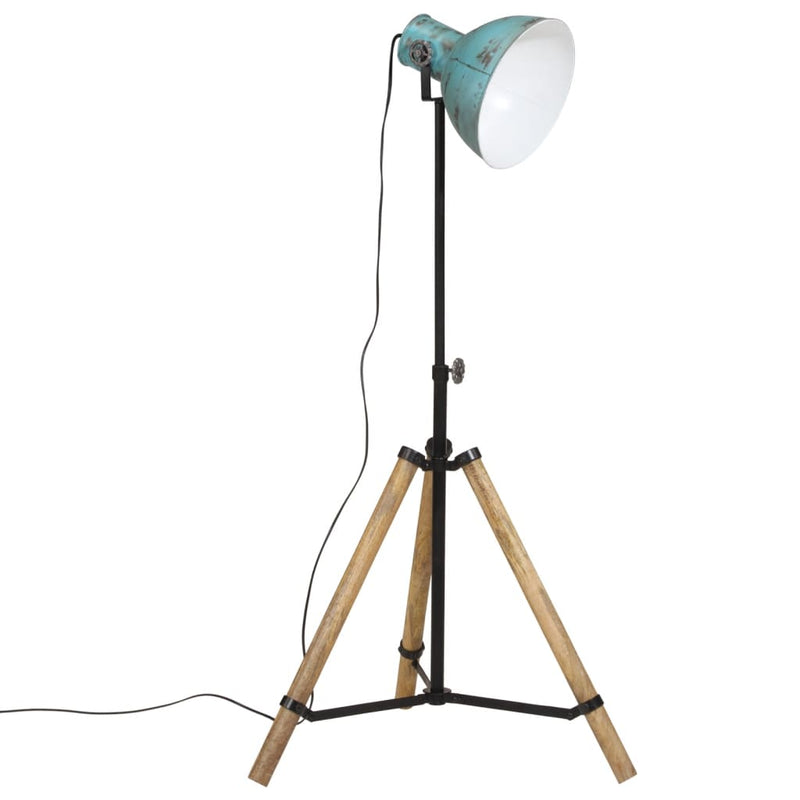 Load image into Gallery viewer, Vidaxl vloerlamp 25 w e27 75x75x90-150 cm verweerd blauw
