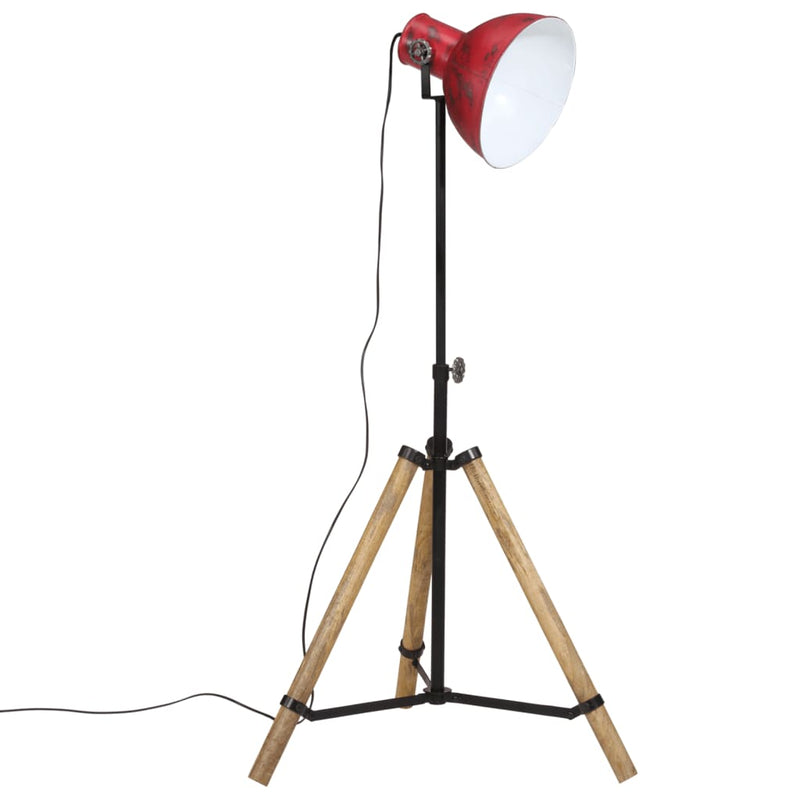 Load image into Gallery viewer, Vidaxl vloerlamp 25 w e27 75x75x90-150 cm verweerd rood