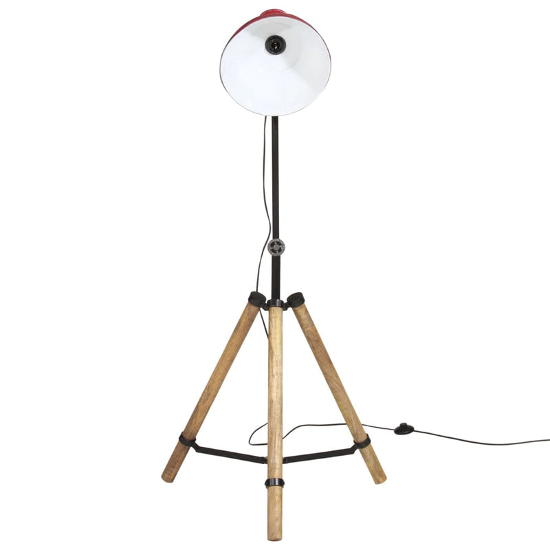Load image into Gallery viewer, Vidaxl vloerlamp 25 w e27 75x75x90-150 cm verweerd rood