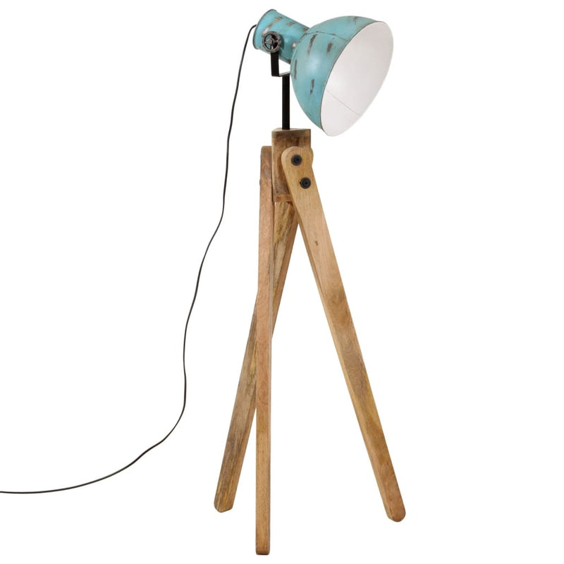Load image into Gallery viewer, Vidaxl vloerlamp 25 w e27 45x45x120 cm verweerd blauw