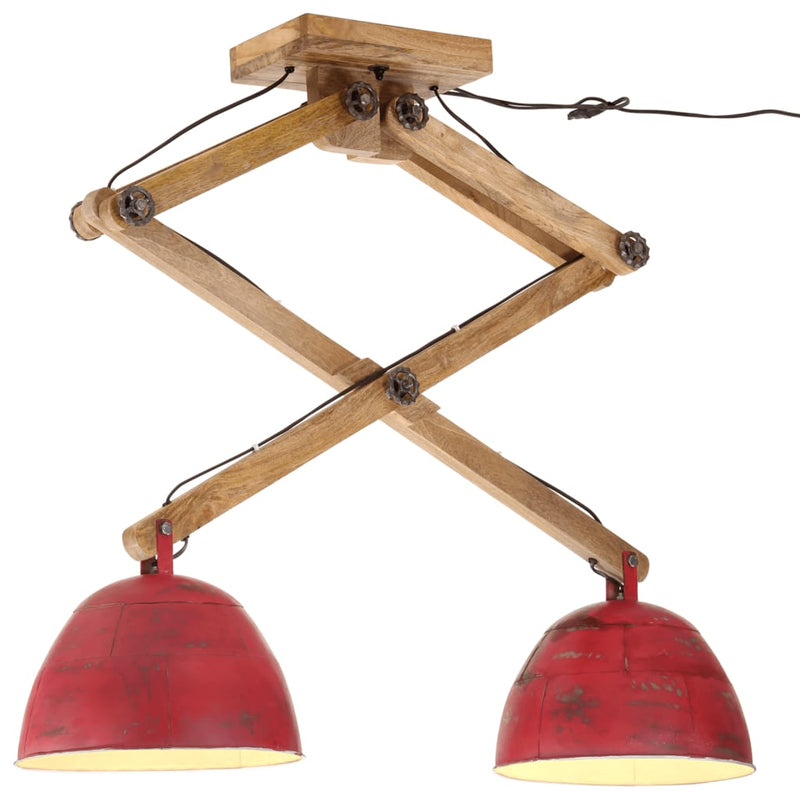 Load image into Gallery viewer, Vidaxl plafondlamp 25 w e27 29x18x85 cm verweerd rood