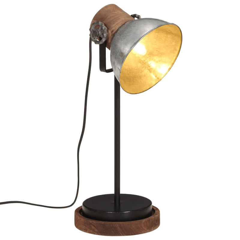 Load image into Gallery viewer, Vidaxl bureaulamp 25 w e27 17x17x50 cm vintage zilverkleurig