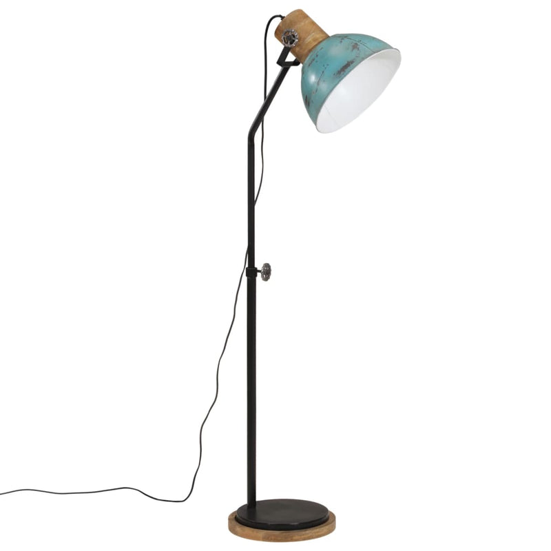 Load image into Gallery viewer, Vidaxl vloerlamp 25 w e27 30x30x100-150 cm verweerd blauw