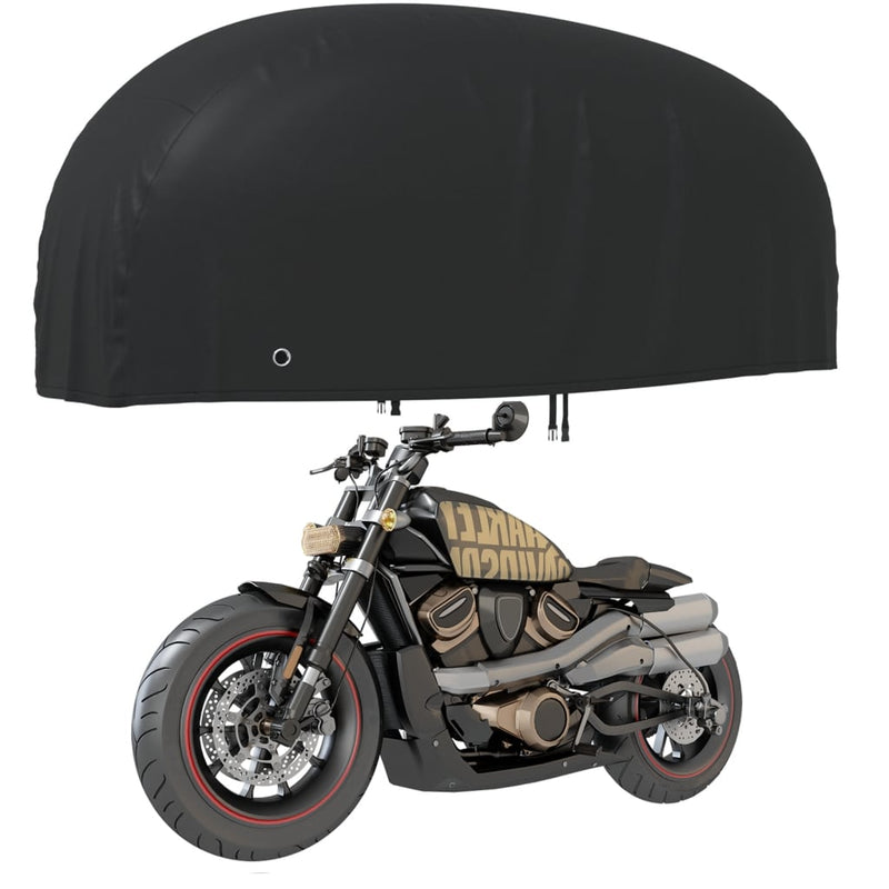 Load image into Gallery viewer, Vidaxl motorhoes 230x95x125 cm 210d oxford zwart