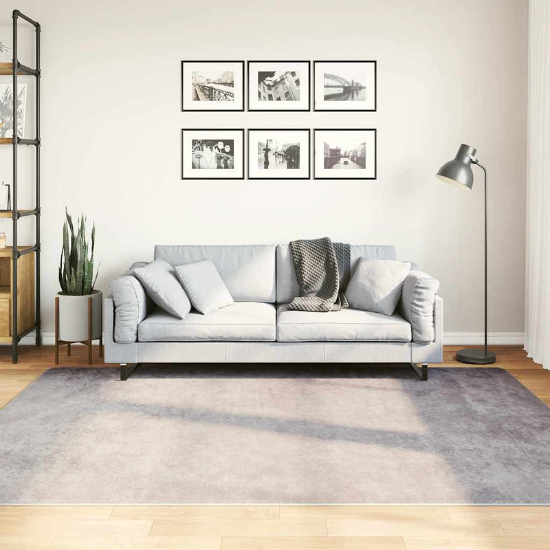 Load image into Gallery viewer, Vidaxl vloerkleed wasbaar anti-slip 150x230 cm grijs