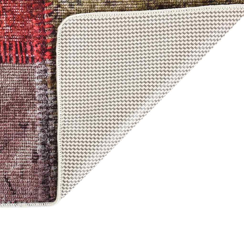 ギャラリービューアに画像をロードする, Vidaxl vloerkleed wasbaar anti-slip 150x230 cm patchwork meerkleurig