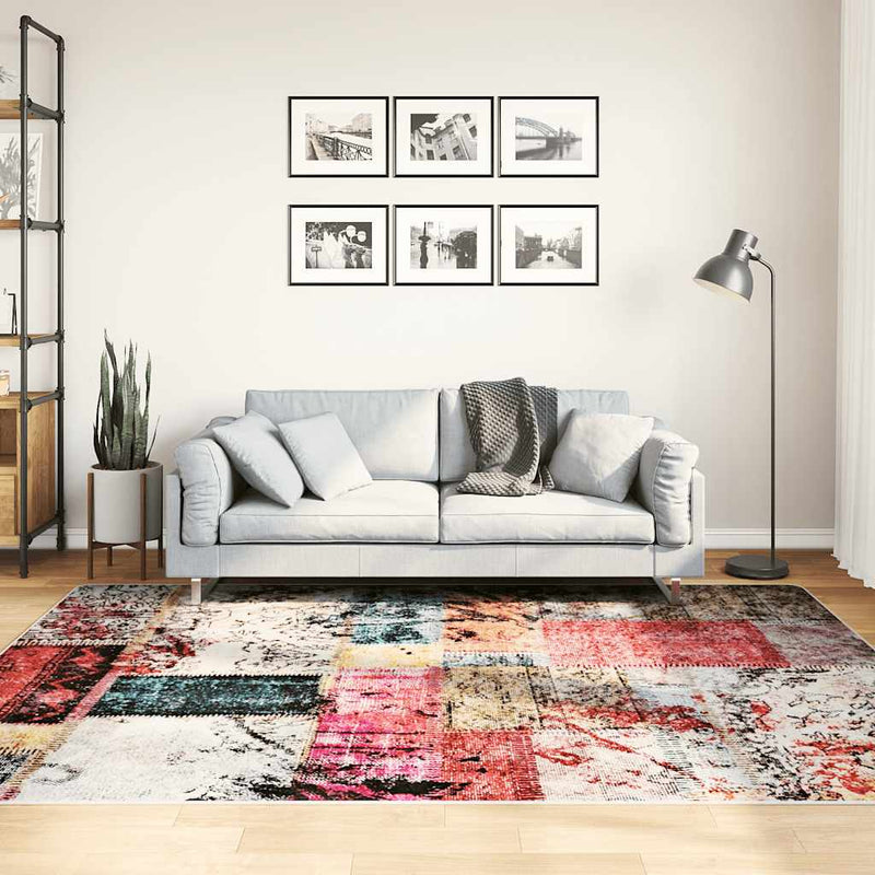 ギャラリービューアに画像をロードする, Vidaxl vloerkleed wasbaar anti-slip 150x230 cm patchwork meerkleurig