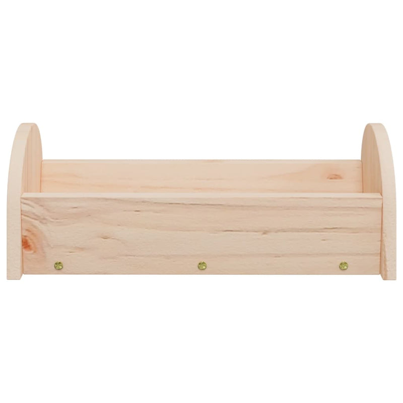 Load image into Gallery viewer, Vidaxl hooiruif voor konijnen 28x10x10 cm massief vurenhout