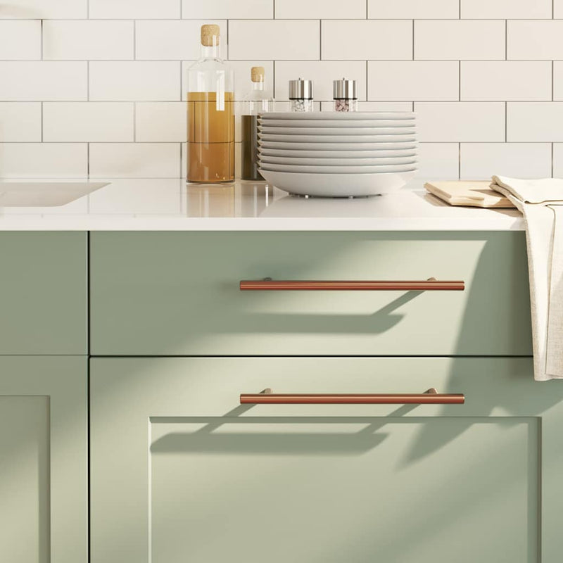 Load image into Gallery viewer, VidaXL Handvatten 5 st 192 mm roestvrij staal bronskleurig