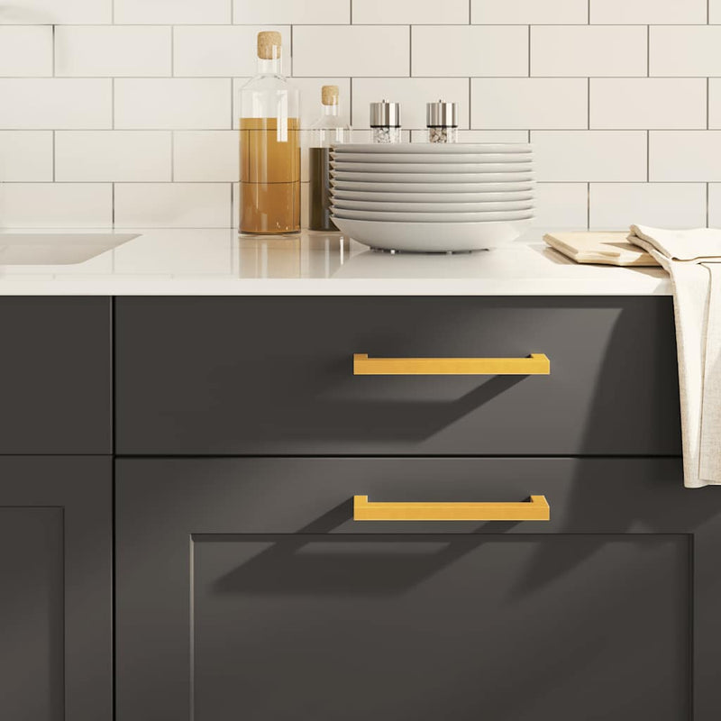 Load image into Gallery viewer, Vidaxl handvatten 10 st 160 mm roestvrij staal goudkleurig