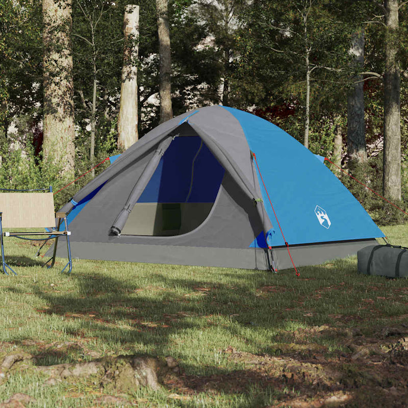 Load image into Gallery viewer, Vidaxl koepeltent 3-persoons waterdicht blauw