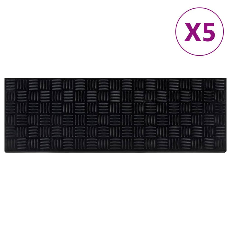 Load image into Gallery viewer, Vidaxl trapmatten 5 st 25x75 cm rubber