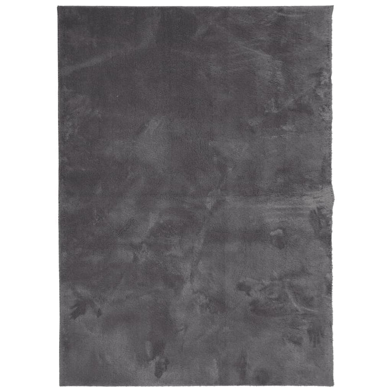 Load image into Gallery viewer, Vidaxl vloerkleed huarte laagpolig zacht wasbaar 120x170 cm antraciet