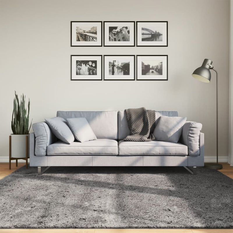 Load image into Gallery viewer, Vidaxl vloerkleed huarte laagpolig zacht wasbaar 200x200 cm antraciet