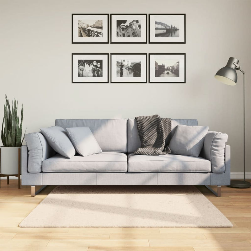 Load image into Gallery viewer, Vidaxl vloerkleed huarte laagpolig zacht wasbaar 120x120 cm beige