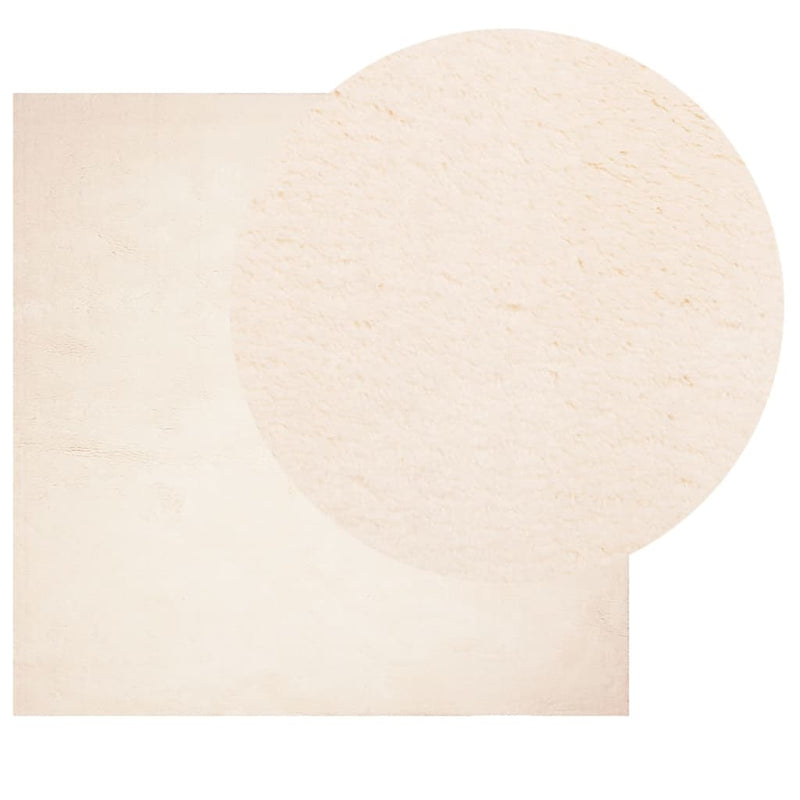 Chargez l'image dans la visionneuse de la galerie, Vidaxl vloerkleed huarte laagpolig zacht wasbaar 200x200 cm beige