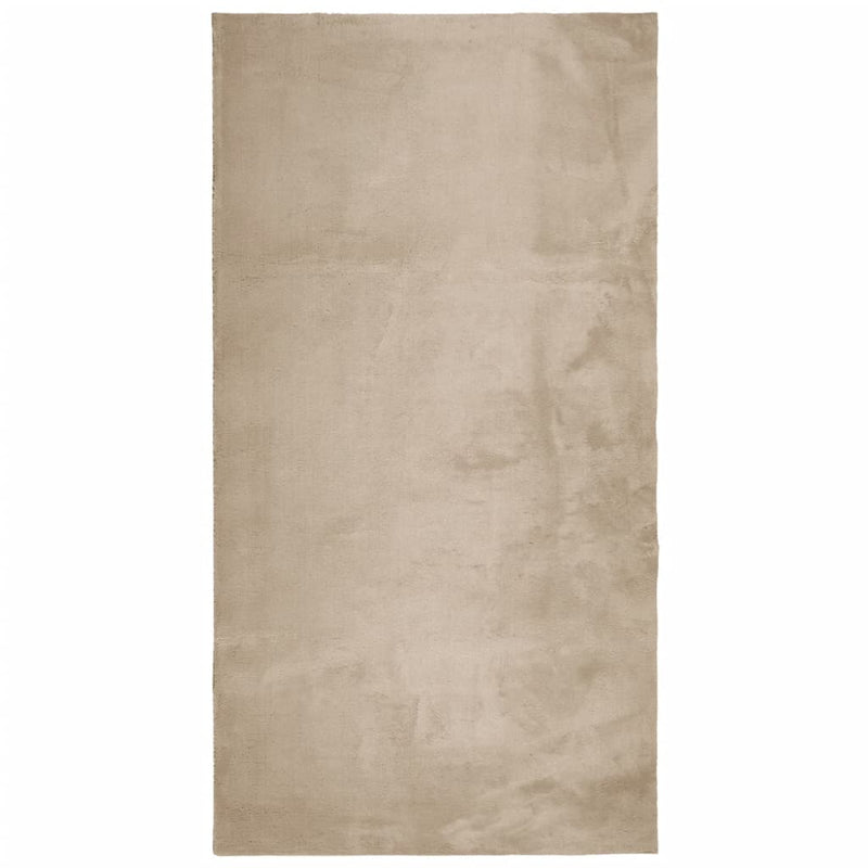 Load image into Gallery viewer, Vidaxl vloerkleed huarte laagpolig zacht wasbaar 60x110 cm zandkleurig