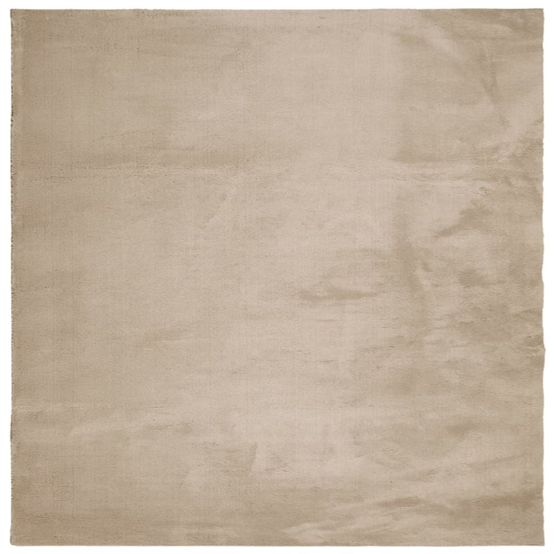 Load image into Gallery viewer, Vidaxl vloerkleed huarte laagpolig zacht wasbaar 120x120cm zandkleurig