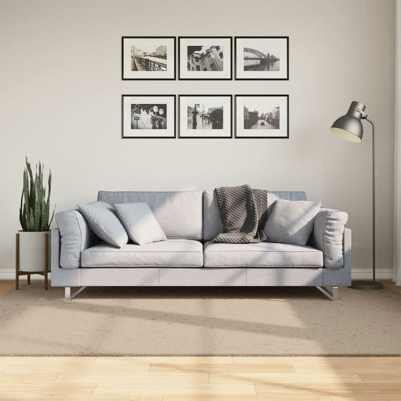 Load image into Gallery viewer, Vidaxl vloerkleed huarte laagpolig zacht wasbaar 160x230cm zandkleurig