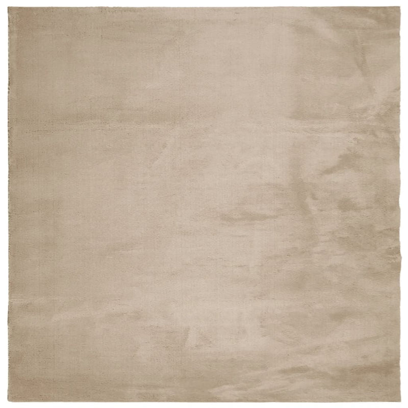 Load image into Gallery viewer, Vidaxl vloerkleed huarte laagpolig zacht wasbaar 240x240cm zandkleurig