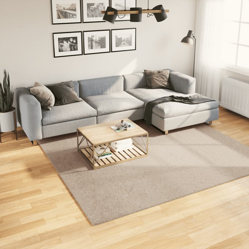 Load image into Gallery viewer, Vidaxl vloerkleed huarte laagpolig zacht wasbaar 240x240cm zandkleurig