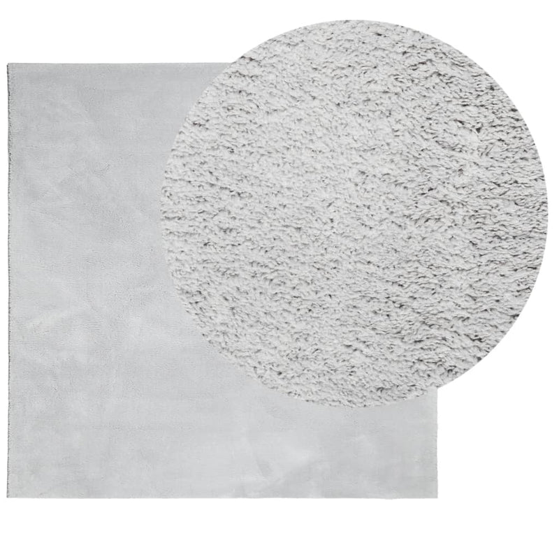Load image into Gallery viewer, Vidaxl vloerkleed huarte laagpolig zacht wasbaar 200x200 cm grijs