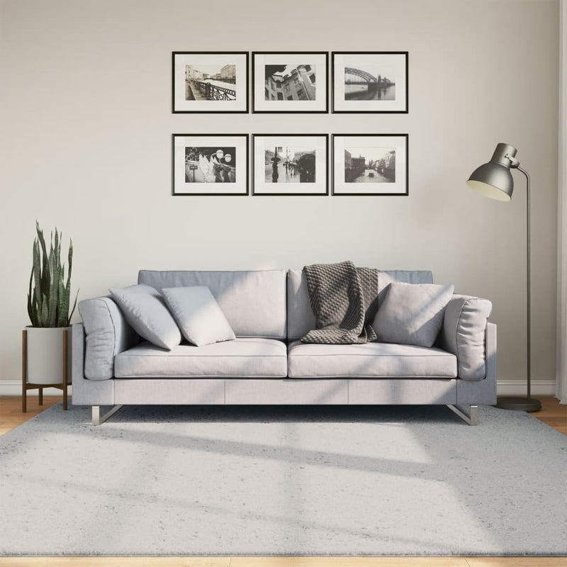 Load image into Gallery viewer, Vidaxl vloerkleed huarte laagpolig zacht wasbaar 200x200 cm grijs