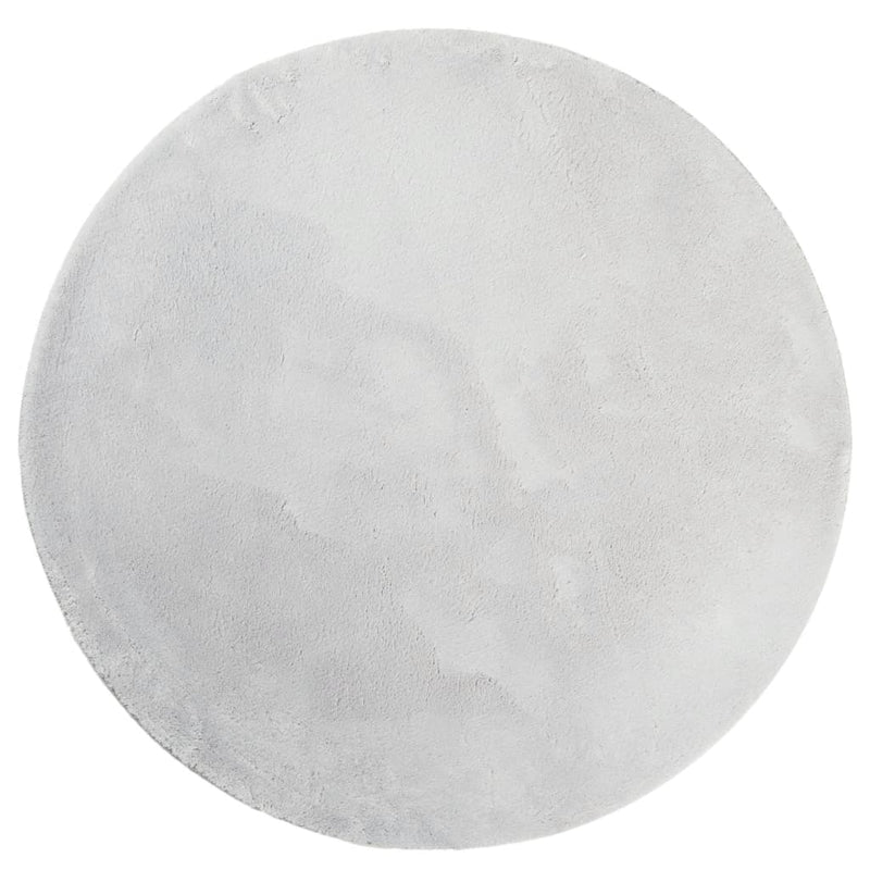 Load image into Gallery viewer, Vidaxl vloerkleed huarte laagpolig zacht wasbaar ø 100 cm grijs