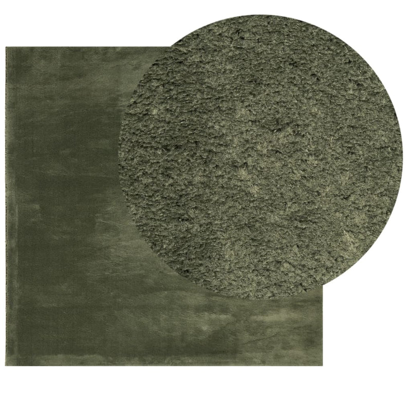 Load image into Gallery viewer, Vidaxl vloerkleed huarte laagpolig zacht wasbaar 120x120 cm bosgroen