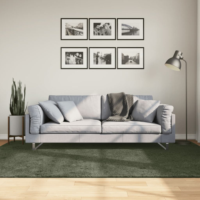 Chargez l'image dans la visionneuse de la galerie, Vidaxl vloerkleed huarte laagpolig zacht wasbaar 160x230 cm bosgroen
