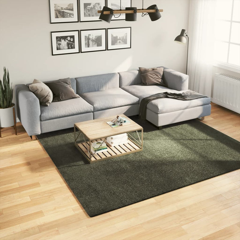 Load image into Gallery viewer, Vidaxl vloerkleed huarte laagpolig zacht wasbaar 240x240 cm bosgroen