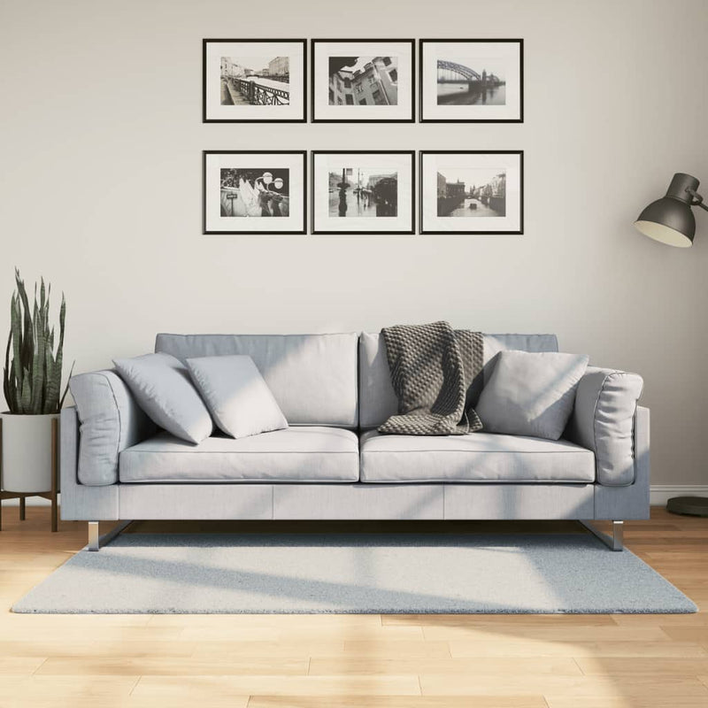 Load image into Gallery viewer, Vidaxl vloerkleed huarte laagpolig zacht wasbaar 80x150 cm blauw