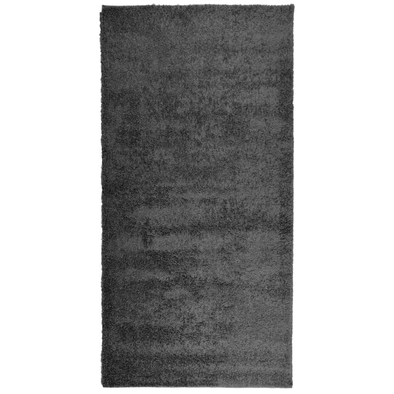 Load image into Gallery viewer, Vidaxl vloerkleed pamplona shaggy hoogpolig 100x200 cm antraciet