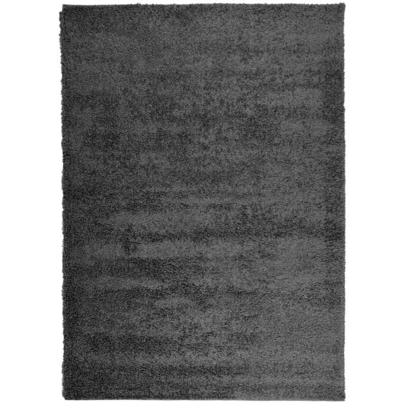 Load image into Gallery viewer, Vidaxl vloerkleed pamplona shaggy hoogpolig 240x340 cm antraciet