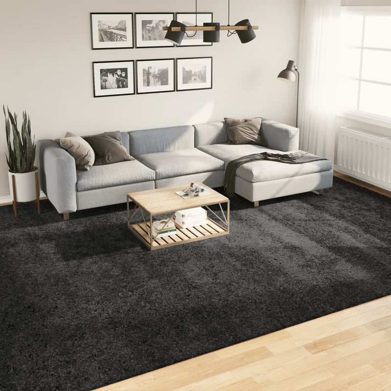 Load image into Gallery viewer, VidaXL Vloerkleed PAMPLONA shaggy hoogpolig 300x400 cm antraciet