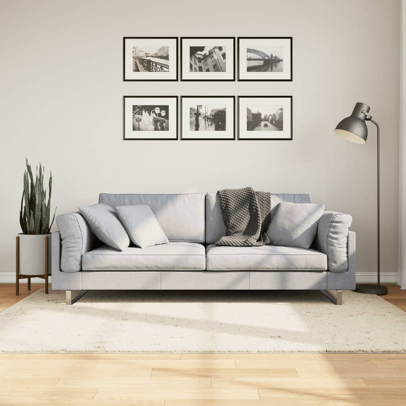 Chargez l'image dans la visionneuse de la galerie, Vidaxl vloerkleed pamplona shaggy hoogpolig modern 140x200 cm crème