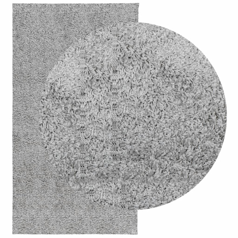 Load image into Gallery viewer, Vidaxl vloerkleed pamplona shaggy hoogpolig modern 80x150 cm grijs