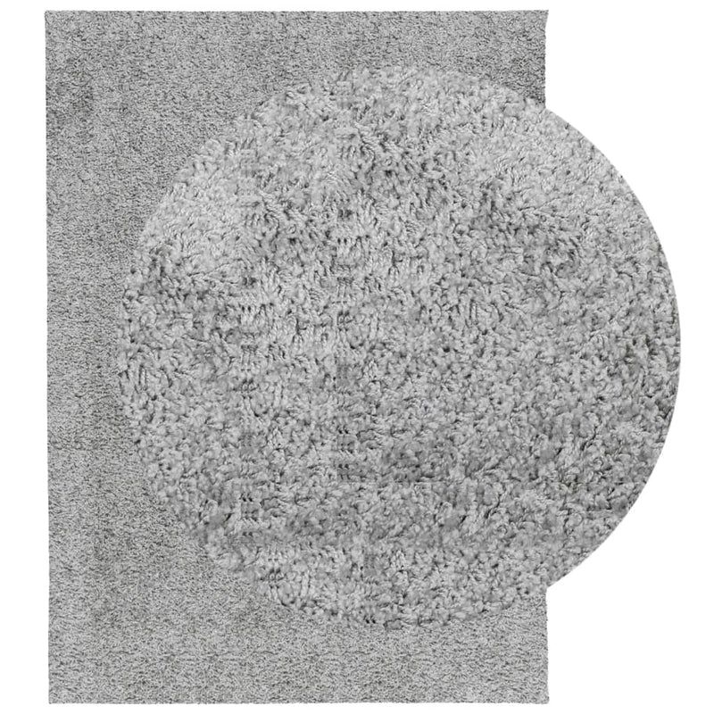 Load image into Gallery viewer, Vidaxl vloerkleed pamplona shaggy hoogpolig modern 140x200 cm grijs