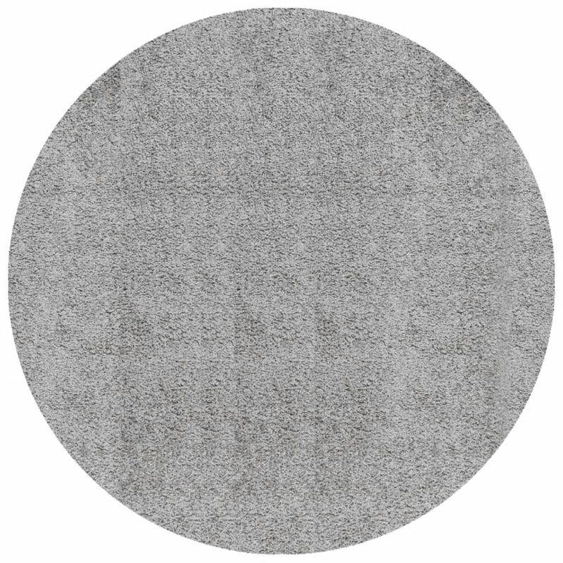 Load image into Gallery viewer, Vidaxl vloerkleed pamplona shaggy hoogpolig modern ø 200 cm grijs