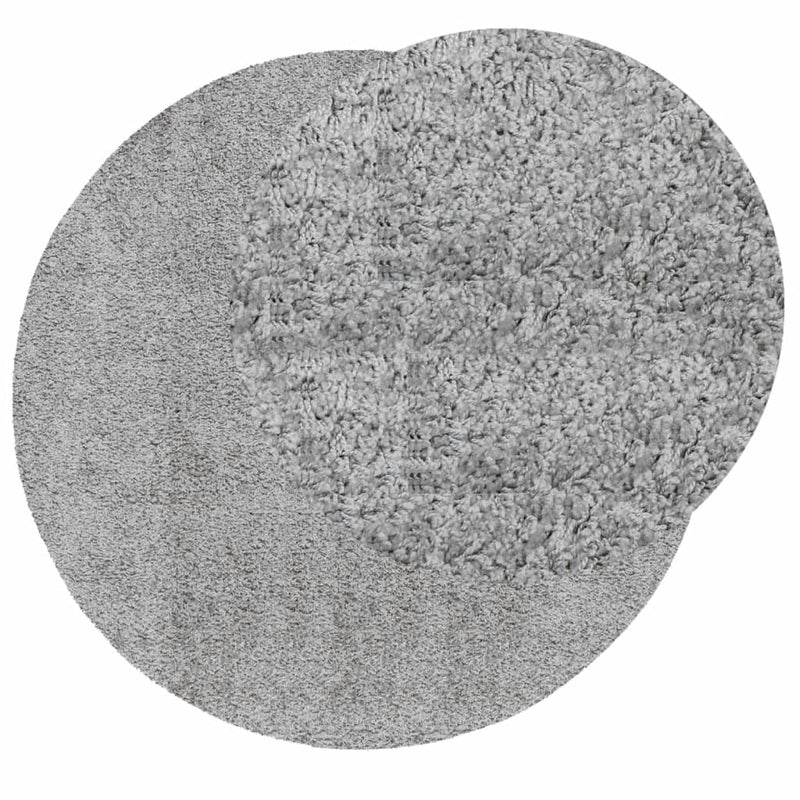 Load image into Gallery viewer, Vidaxl vloerkleed pamplona shaggy hoogpolig modern ø 200 cm grijs