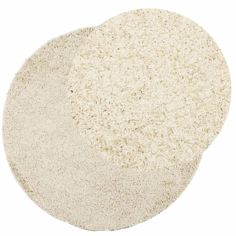 Load image into Gallery viewer, Vidaxl vloerkleed pamplona shaggy hoogpolig modern ø 240 cm goudkleur