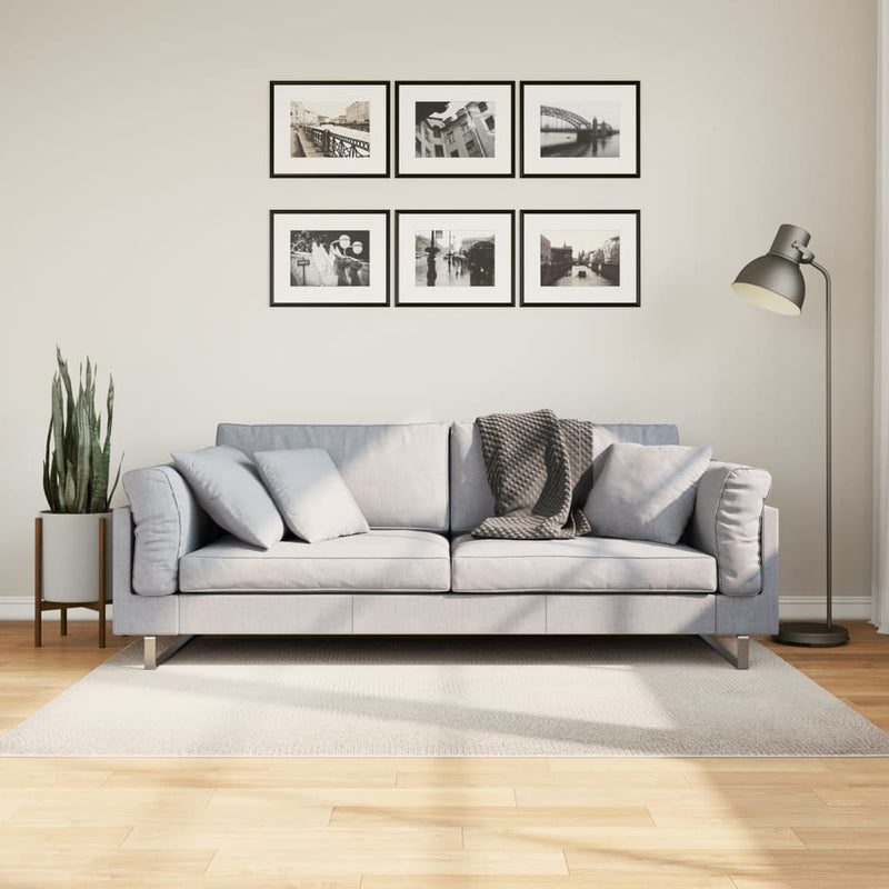 Load image into Gallery viewer, Vidaxl vloerkleed iza laagpolig scandinavisch 120x170 cm crèmekleurig