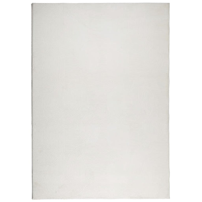 Load image into Gallery viewer, Vidaxl vloerkleed iza laagpolig scandinavisch 160x230 cm crèmekleurig