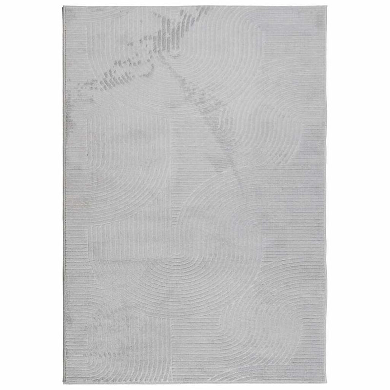 Load image into Gallery viewer, Vidaxl vloerkleed iza laagpolig scandinavisch 160x230 cm grijs