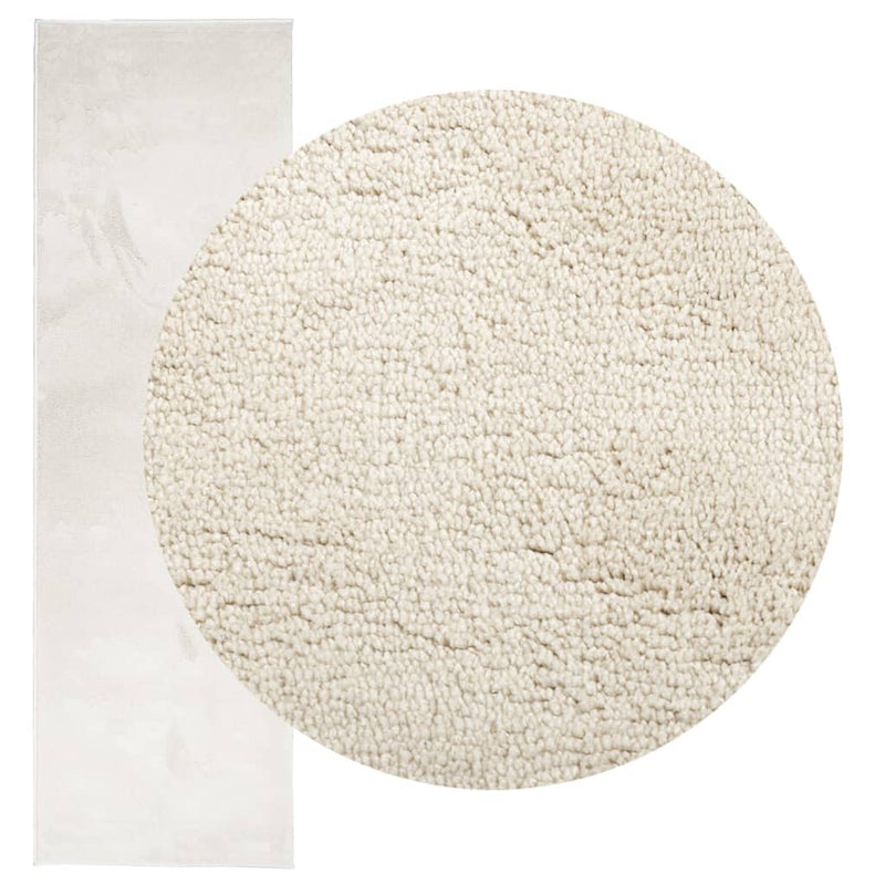 Load image into Gallery viewer, Vidaxl vloerkleed oviedo laagpolig 80x250 cm beige