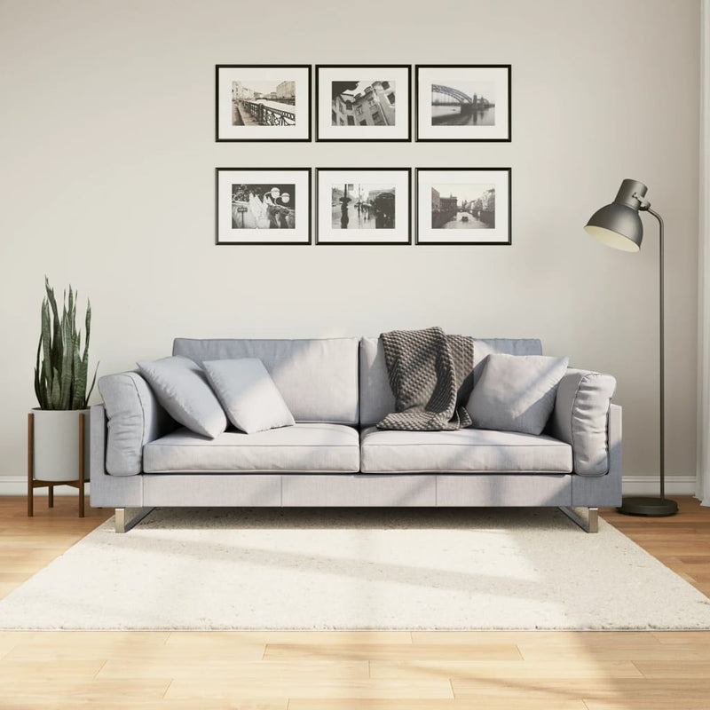 Load image into Gallery viewer, Vidaxl vloerkleed oviedo laagpolig 160x160 cm beige