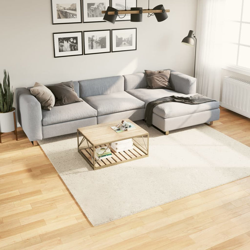 Afbeelding laden in galerijviewer, Vidaxl vloerkleed oviedo laagpolig 240x240 cm beige