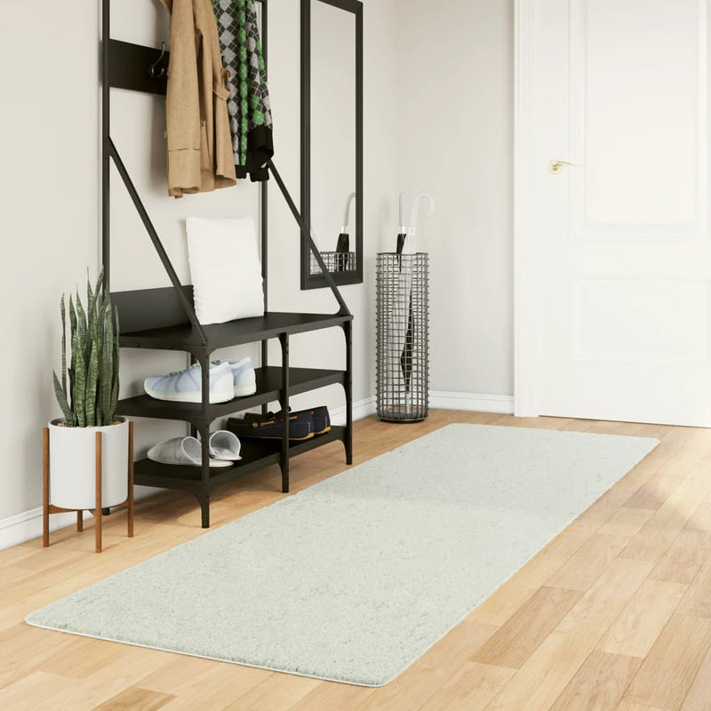Load image into Gallery viewer, VidaXL Vloerkleed OVIEDO laagpolig 80x250 cm crèmekleurig