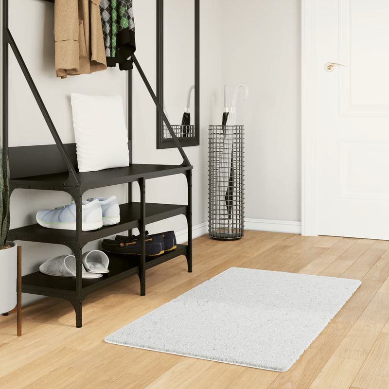 Load image into Gallery viewer, Vidaxl vloerkleed oviedo laagpolig 60x110 cm grijs